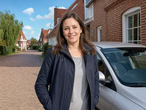 Verkäufer aus Haren (Ems) mit dem verkauften Fahrzeug
