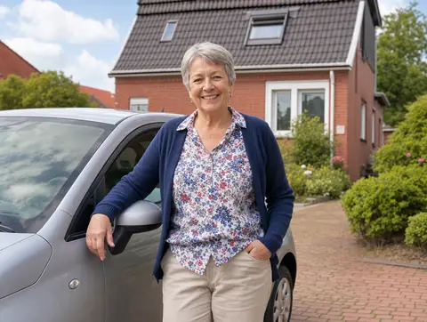 Verkäufer aus Lingen (Ems) mit dem verkauften Fahrzeug